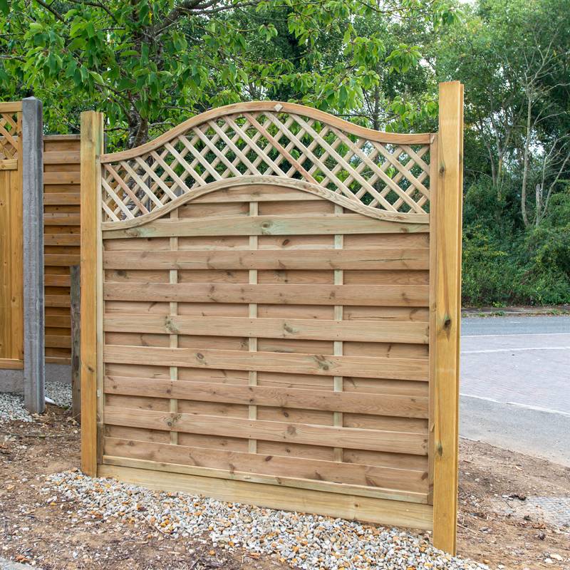 Fence deals top trellis